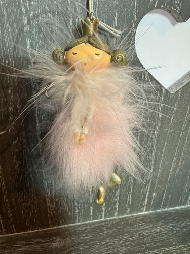 Small Pink Hanging Fairy