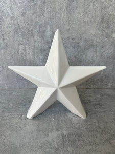 Ceramic White Star