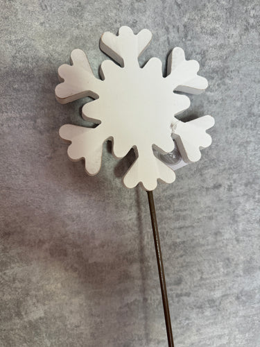 Snowflake Garden Stake
