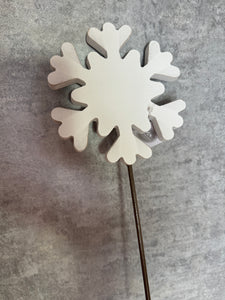 Snowflake Garden Stake