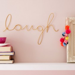 Laugh Wire Wall Decoration