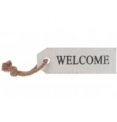 Welcome Sign with Rope