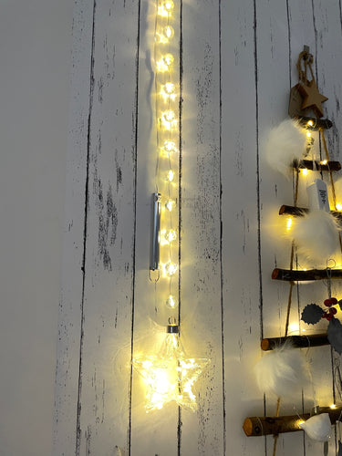 Glass Garland with Star