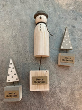 Load image into Gallery viewer, Hand Carved Wooden Christmas Set