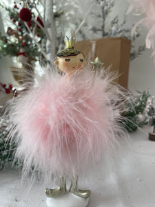 Princess in Fluffy Pink Dress