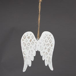 Hanging Snowy Angel Wings