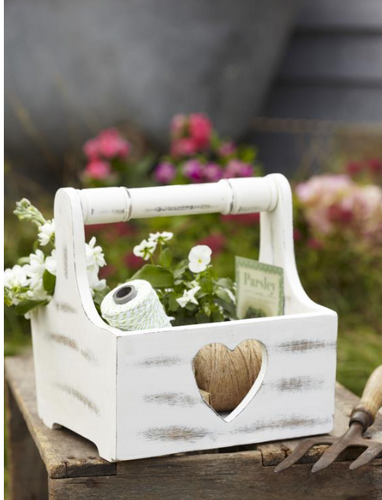 Vintage Heart Design Trug