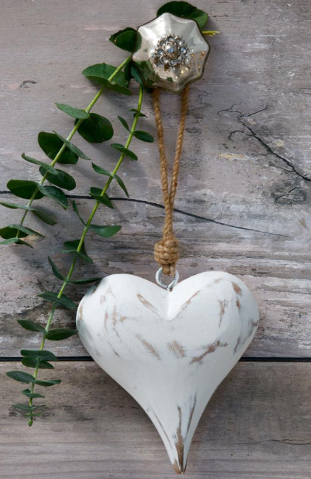 Vintage Solid Wooden Heart
