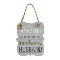 Small Wooden Husband Plaque