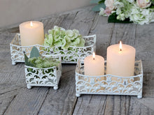 Load image into Gallery viewer, Lace Edged Trays in 3 sizes