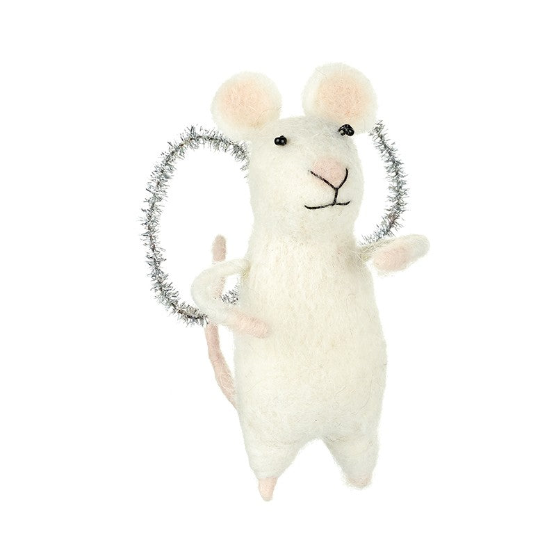 Felt Mouse with Wings