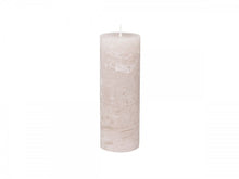 Load image into Gallery viewer, Large Rustic Pillar Candle - 3 colours