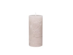 Medium Rustic Pillar Candle - 3 colours
