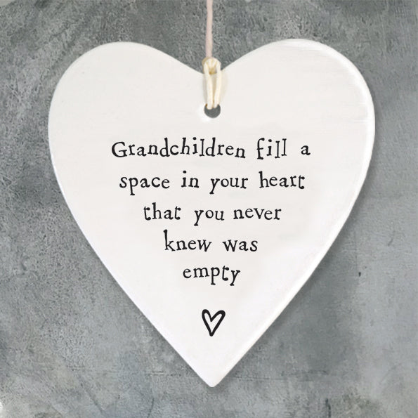 Porcelain Heart - Grandchildren