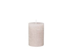 Small Rustic Pillar Candle - 3 colours