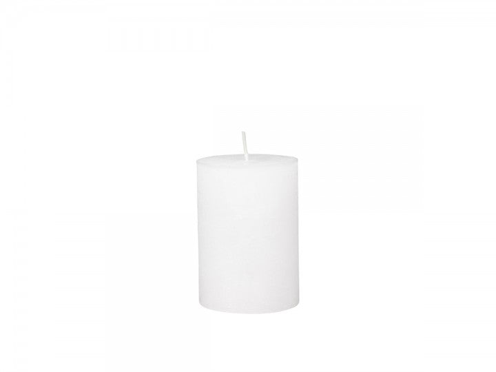 Small Rustic Pillar Candle - 3 colours