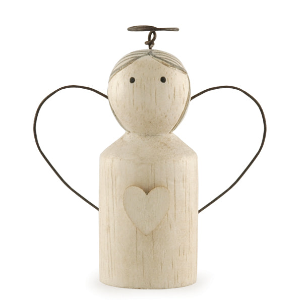 Wooden Top Wired Wing Angel